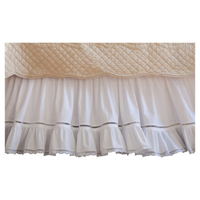 Prairie Cotton Ruffled Bed Skirt