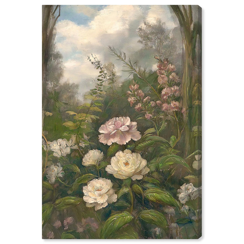«Woodland Bloom Canvas Vintage Botanicals» par Art Remedy, 15" H x 10" W, Toile tendue avec châssis