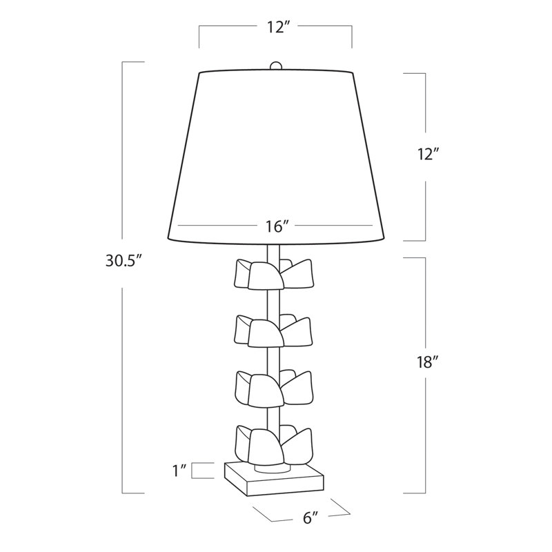 Bella Table Lamp (Natural Brass)
