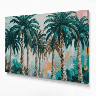 Art mural sur toile Botanical Royal Palm