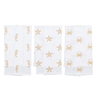 Ensemble de 3 serviettes de cuisine Seaside Splendor