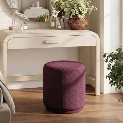 18.5" Round Swivel Vanity Stool