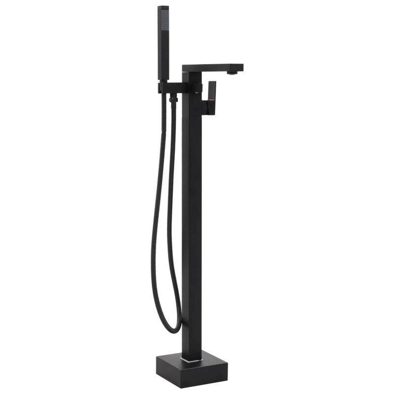 Jakes 1 Handle Floor Roman Tub Faucet Bath Filler with Diverter