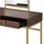Bureau de meuble-lavabo avec miroir et plateau à bijoux Finish