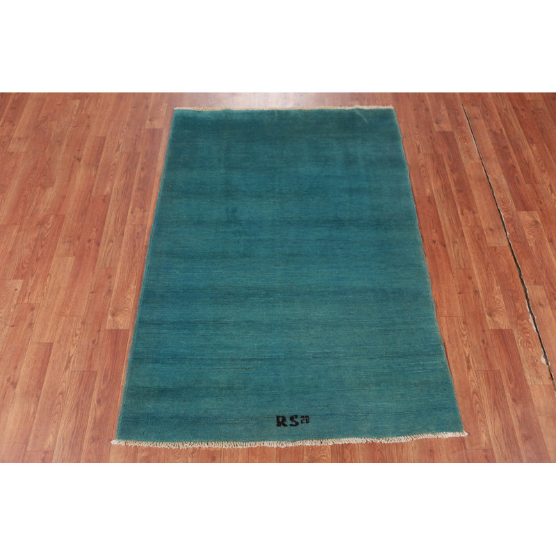 Tapis turquoise Gabbeh