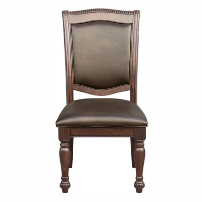 Ensemble de 2 chaises d'appoint en bois Traditional