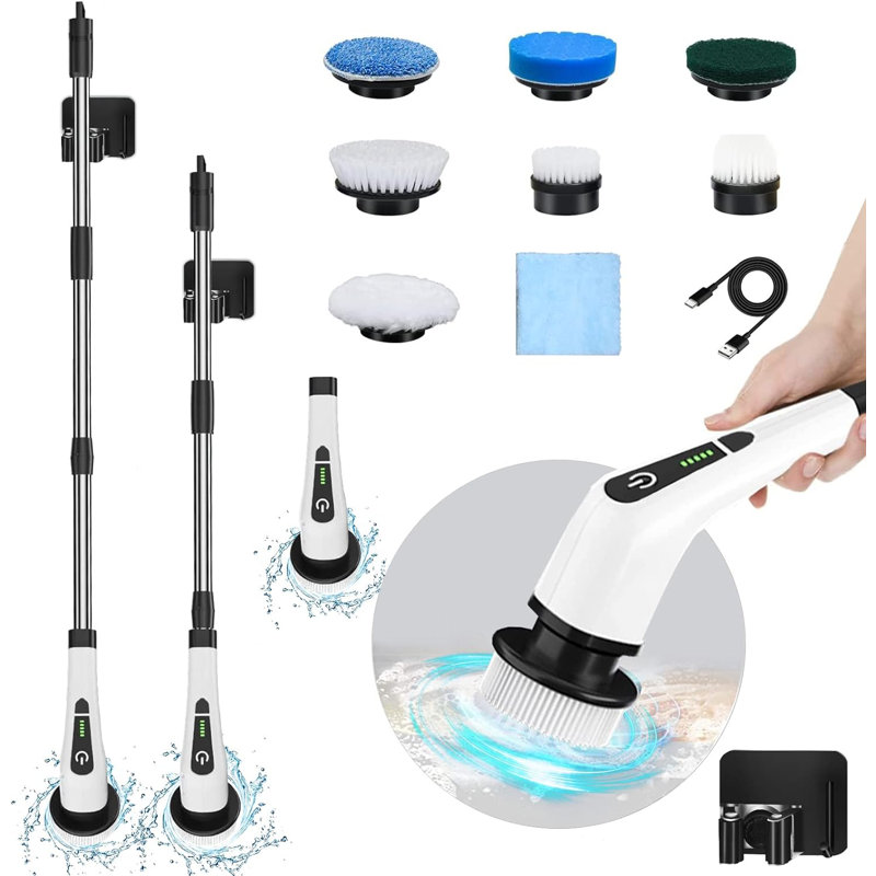 Electric Spin Scrubber For Cleaning Bathroom