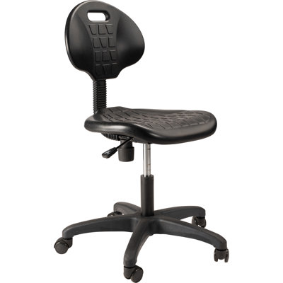 Height Adjustable Industrial Stool by National Public Seating