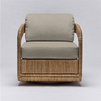 Fauteuil pivotant en cuir 27,5 po Harbour