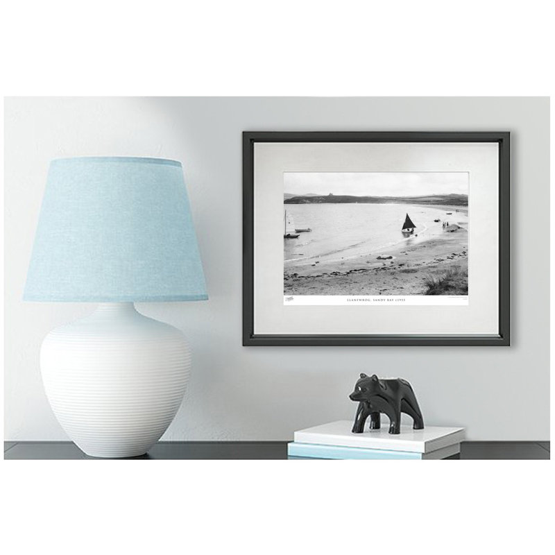 Llanfwrog, Sandy Bay C1955 - Single Picture Frame Print, 40cm H x 50cm W x 2.3cm D