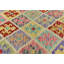 Tapis oriental fait à la main multicolore Lukely Kilim & Sumak 12 X 16