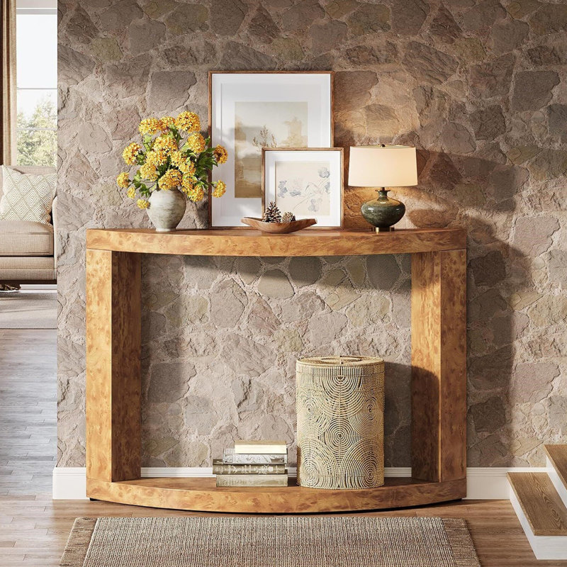 Console en bois massif de style moderne, H 33,4 po x l 47,2 po x P 11,8 po
