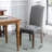 Upholstered Fabric Nailhead Trim Wood Dining Chairs Side Chair-851147497