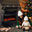 Eulala 17 Stories Black Electric Fireplace with 5000 BTU-1798994865