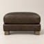 Galaxy Heirloom Quality Ottoman in Buttery Soft 100% Top Grain Leather, Made to Order-449843386