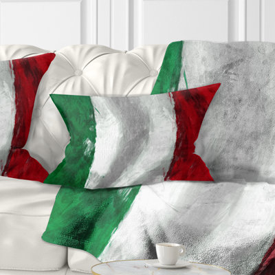 Coussin de l’italie drapeau lombaire