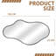 Irregular Metal Framed Wall Mirror, Asymmetrical Mirrors for Bathroom-1211189290-1218128631