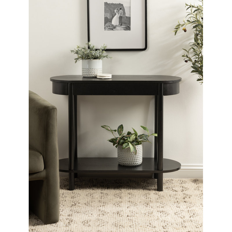Koji Wooden Entryway Console Table