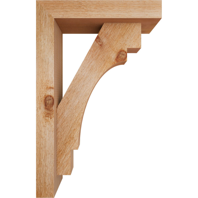 Support Merced Block avec support décalé, 22 x 14, Cèdre rouge occidental de l 4 po (scié brut)