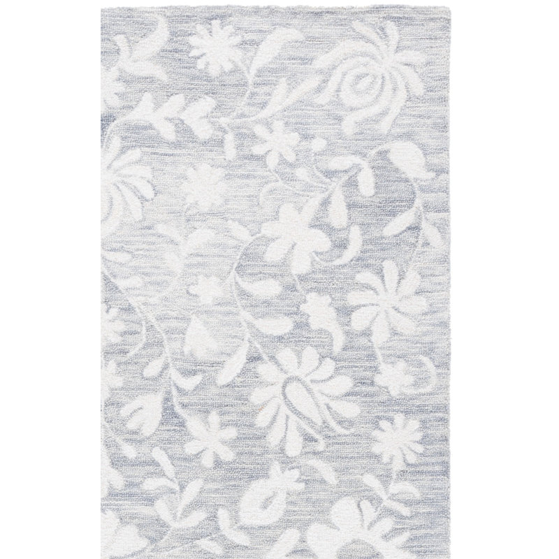 Metro 893 Hand Tufted 55% Wool; 35% Chenille; 10% Cotton Oriental Rug, Rectangle 4' x 6'
