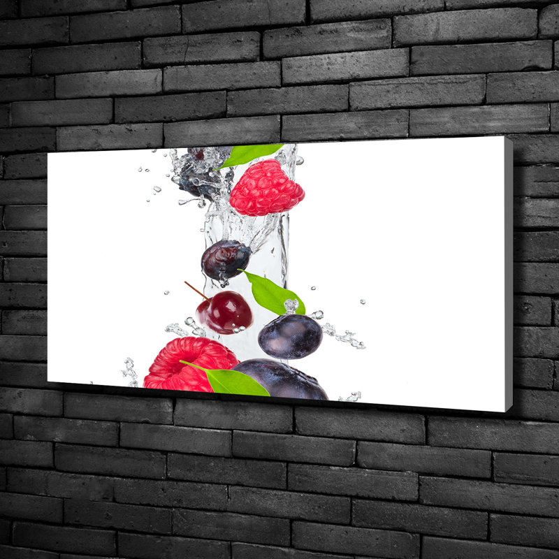 Fruit And Water - Wrapped Canvas Print