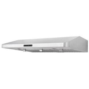 Windster 36 520 Cubic Feet Per Minute Ducted Under Cabinet Range Hood with  Mesh Filter and Light Included