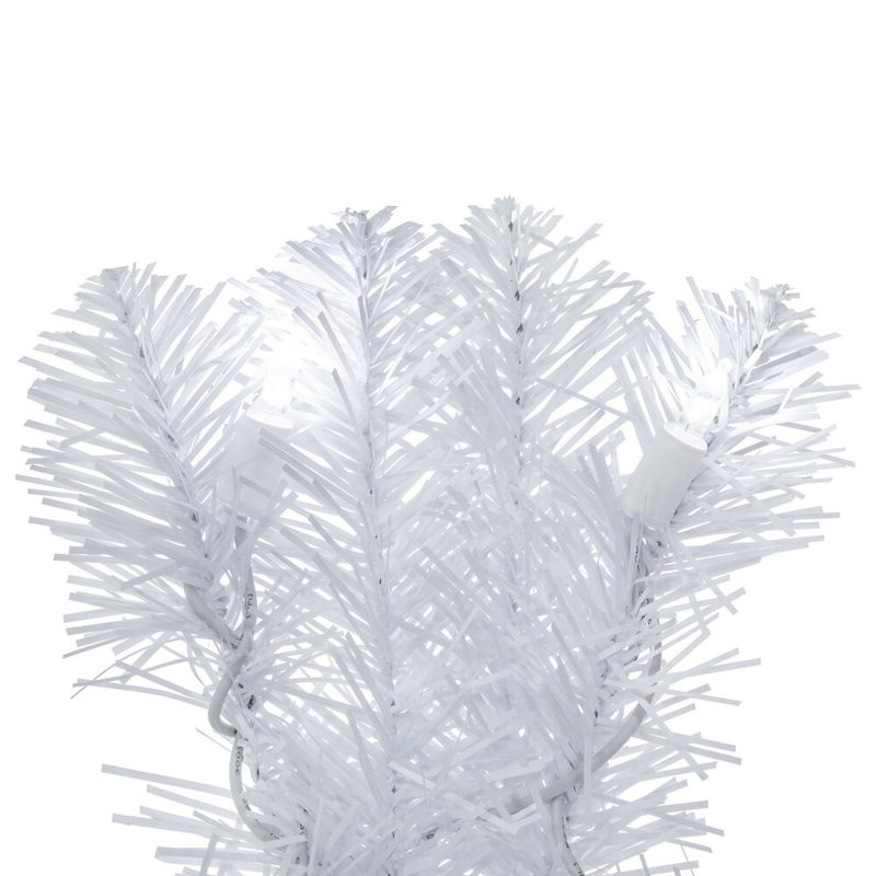 Couronne blanche Alayah, H 24 po x l 24 po x P 3 po, Transparent