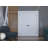 Newton Solid Core Primed Double Prehung French Door with Catch Ball and Satin Nickel Hinges-91296489