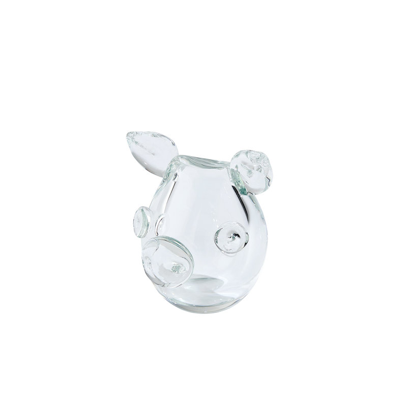 Piggy Handmade Glass Table Vase