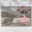 Vase de fleurs roses, toile tendue VI-Gallery-1750181741