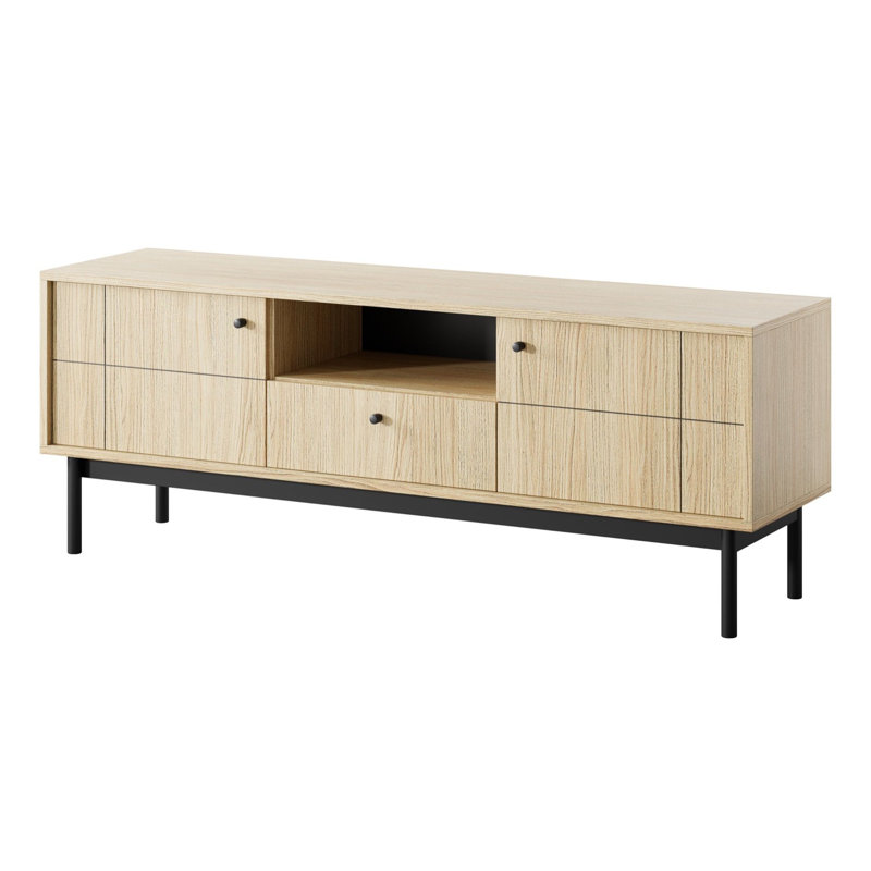 TV-LOWBOARD 153 cm, Oak