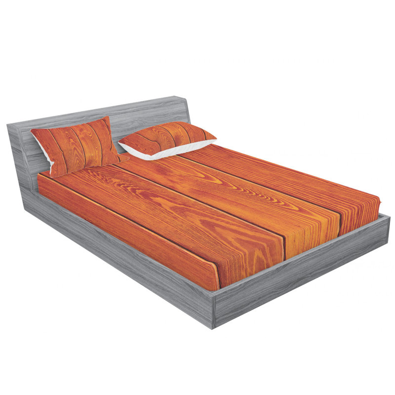 Microfiber Sheet Set, Queen Sheet Set with Fitted Sheet