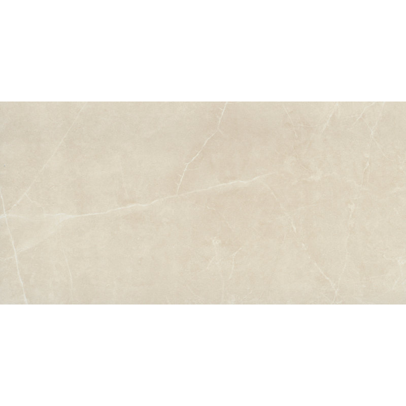 Sterlina II Silver 12 in. x 24 in. Matte Porcelain Floor and Wall Tile (15.5 sq. ft./Case), Ivory