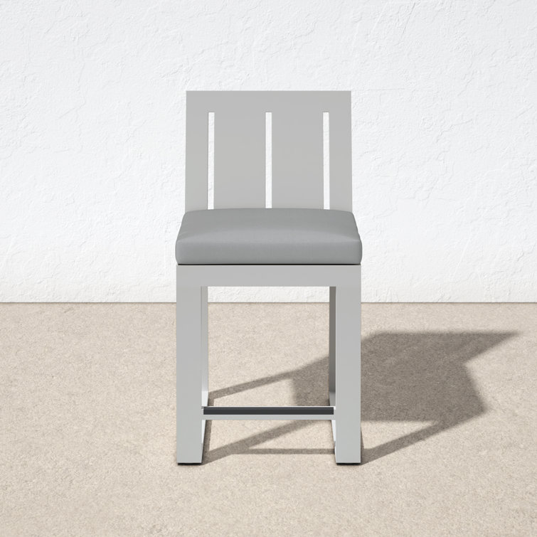 Camela 41'' Outdoor Bar Stool with Sunbrella® Cushion