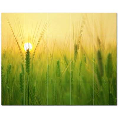 Panneau décoratif en céramique satinée 12 po x 12 po