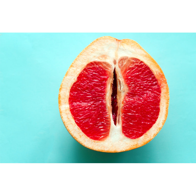Ripe Grapefruit by Dvulikaia - Wrapped Canvas Print, 30cm H x 46cm W x 3.8cm D