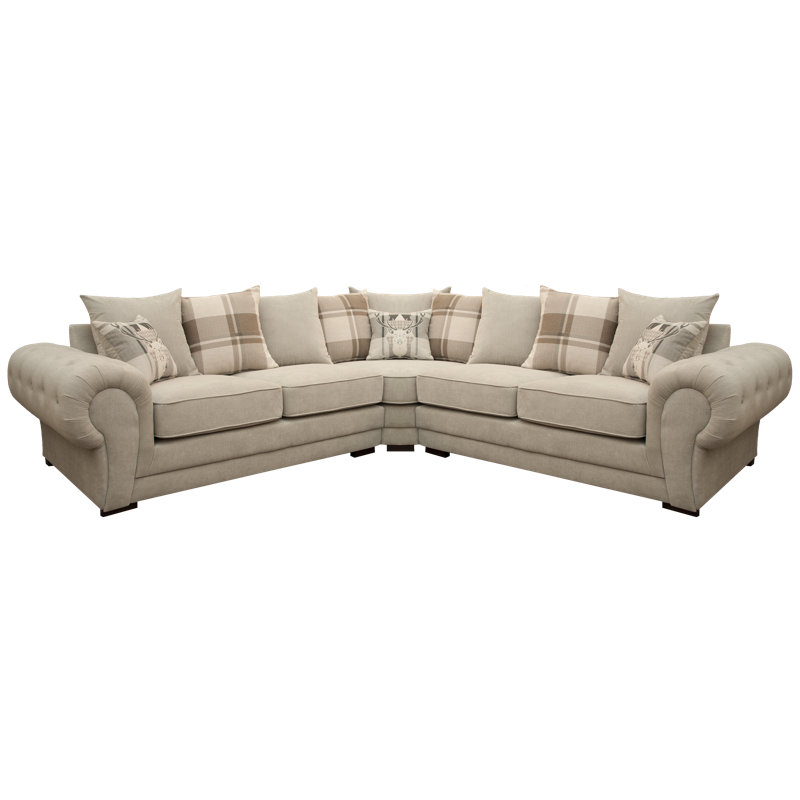 Franciscan 5 Seater Corner Sofa , Cream