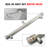 Sumerain Dual Shower Head Combo Set For Couples, Includes 6 Spray Settings High Pressure Rainfall Shower And 16 Inch Long Shower Arm-111994694