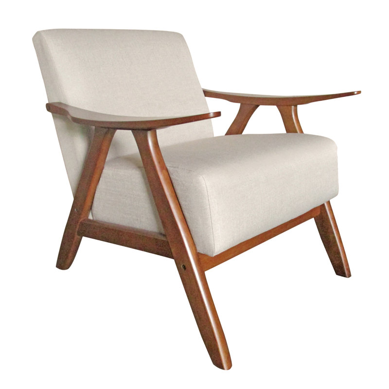 Phinnaeus Upholstered Armchair, Beige
