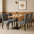 Tufted Linen Fabric Upholstered Parsons Dining Chairs Gray-942828731