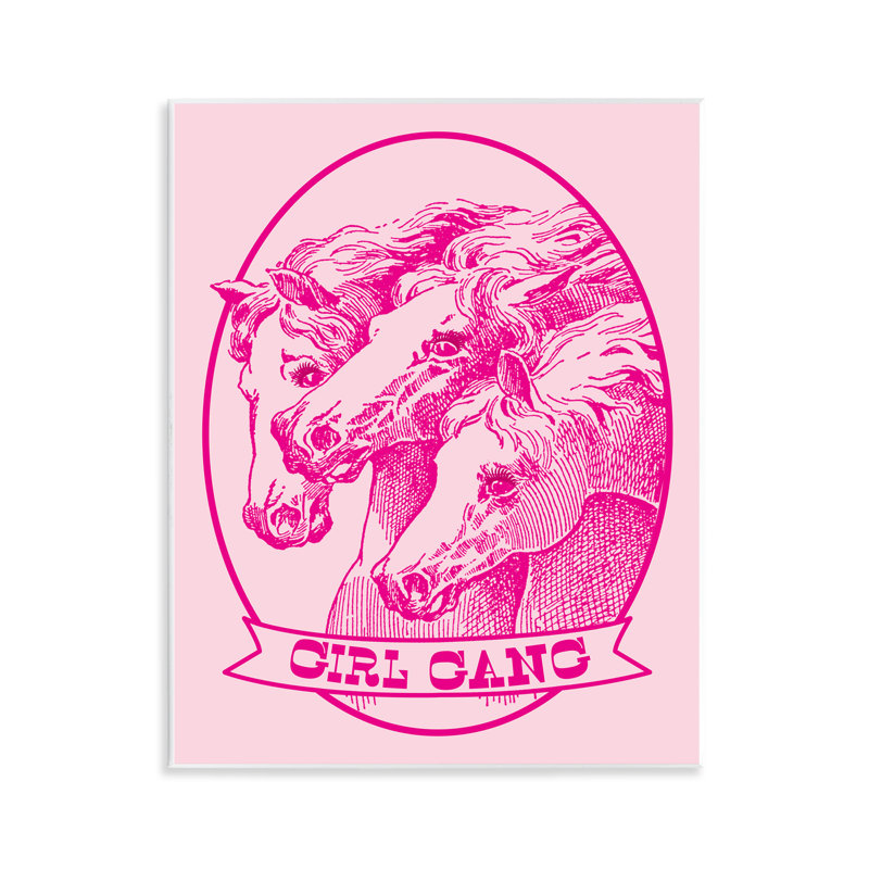 Art mural, "Girl Gang Horses" par Daphne Polselli