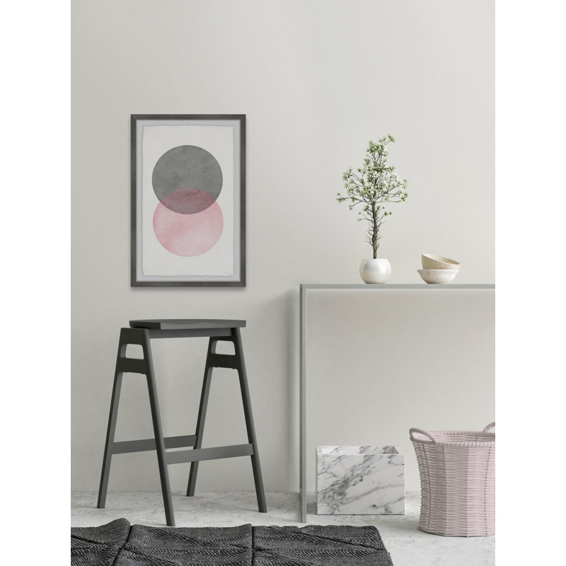 «Circle Texture», reproduction encadrée, H 36 po x l 24 po x P 1,5 po