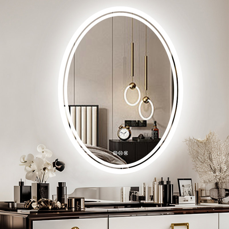 Alayyan Flat Wall Mirror, 80 H x 60 W
