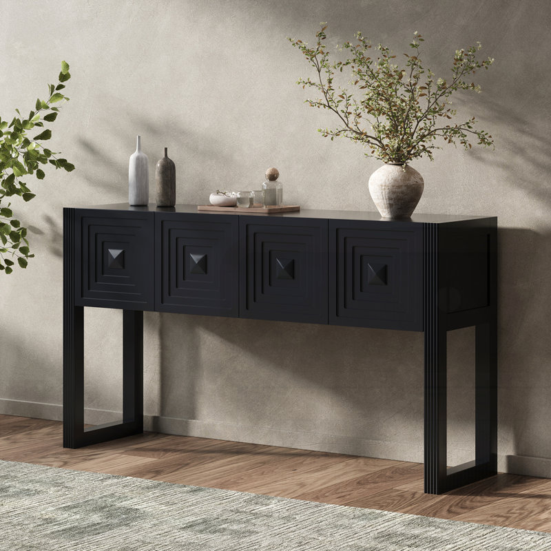 Console moderne avec tiroirs