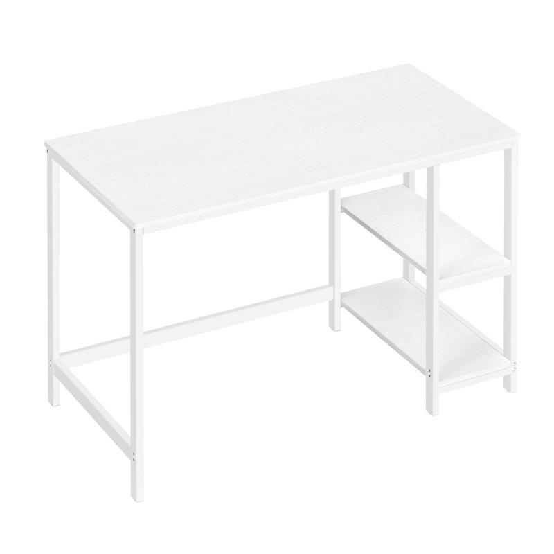 Vaillancourt Writing Desk, Maple White, White, 75cm H x 120cm W x 60cm D