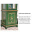 Armoires à vin 20,87 "Green Standard