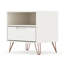 Table de chevet 1 tiroir Mid-Century Rockefeller-282884619