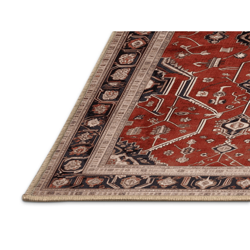 Tapis brun lavable à la machine