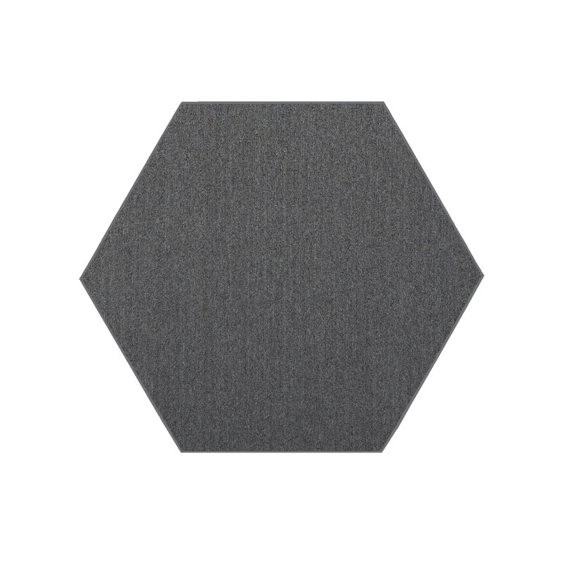 Amorrah Furnish my Place Modern Indoor/Outdoor Commercial Solid Color Rug - Pet and Kids Friendly Rug, Stain Resistant, Floor Carpet for Living Room & Hallway, Wedding - Grey
