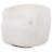 Eadey Faux Sheepskin Upholstered Swivel Chair Natural-915766414